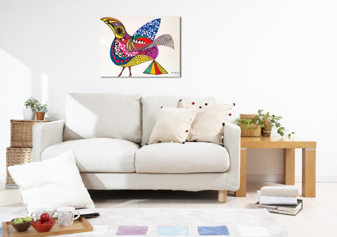 Bird Graphic Art on Canvas & Reviews Joss & Main